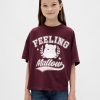Übergroßes Grafik-T-Shirt für Kinder