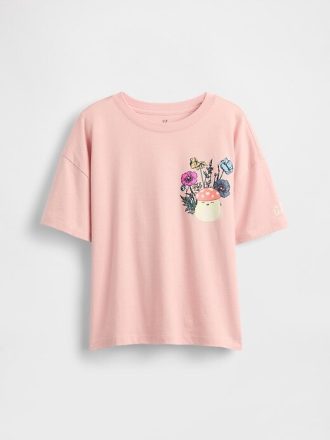 Übergroßes Grafik-T-Shirt für Kinder