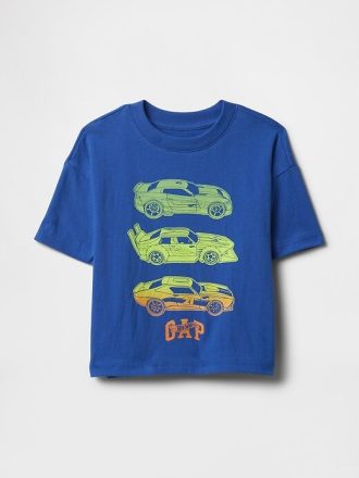 Übergroßes Hot Wheels Grafik-T-Shirt für Babys und Kleinkinder