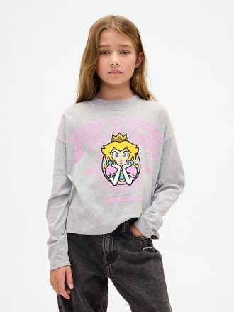 Übergroßes Super Mario-Grafik-T-Shirt für Kinder
