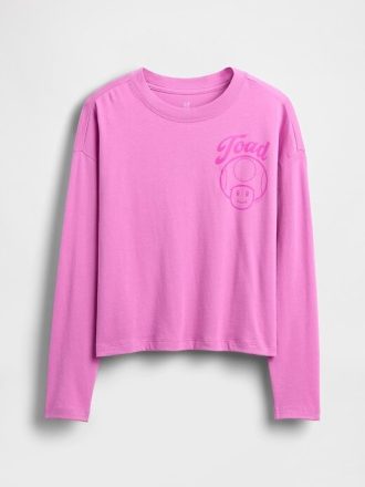 Übergroßes Super Mario-Grafik-T-Shirt für Kinder