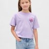 Übergroßes T-Shirt mit schwingender Paillettengrafik für Kinder Übergroßes T-Shirt mit schwingender Paillettengrafik für Kinder