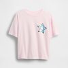 Übergroßes T-Shirt mit schwingender Paillettengrafik für Kinder Übergroßes T-Shirt mit schwingender Paillettengrafik für Kinder