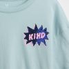 Übergroßes T-Shirt mit schwingender Paillettengrafik für Kinder Übergroßes T-Shirt mit schwingender Paillettengrafik für Kinder