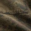 Überhemd aus Canvas-Denim mit Blumenmuster Überhemd aus Canvas-Denim mit Blumenmuster