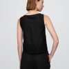 Bestickte Weste aus Leinenmischung Bestickte Weste aus Leinenmischung