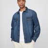 Besticktes Jeanshemd Besticktes Jeanshemd