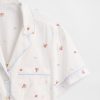 Besticktes Pyjama-Shirt Besticktes Pyjama-Shirt