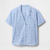 Besticktes Pyjama-Shirt Besticktes Pyjama-Shirt