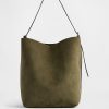 Beuteltasche aus veganem Wildleder