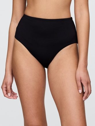 Bikinihose mit hohem Bund