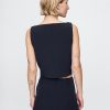 BiStretch-Crop-Weste mit U-Boot-Ausschnitt BiStretch-Crop-Weste mit U-Boot-Ausschnitt