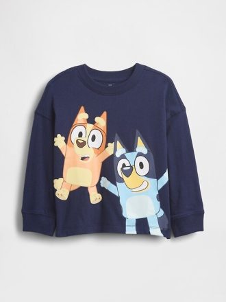 Blaues Grafik-T-Shirt für Babys und Kleinkinder