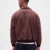 Bomberjacke aus gewaschenem Twill Bomberjacke aus gewaschenem Twill