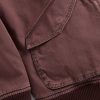 Bomberjacke aus gewaschenem Twill Bomberjacke aus gewaschenem Twill