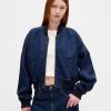 Bomberjacke aus ultraweichem Denim Bomberjacke aus ultraweichem Denim