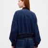 Bomberjacke aus ultraweichem Denim Bomberjacke aus ultraweichem Denim