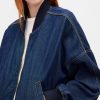 Bomberjacke aus ultraweichem Denim Bomberjacke aus ultraweichem Denim