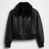 Bomberjacke aus veganem Leder Bomberjacke aus veganem Leder