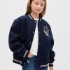 Bomberjacke mit Varsity-Logo für Kinder Bomberjacke mit Varsity-Logo für Kinder