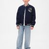 Bomberjacke mit Varsity-Logo für Kinder Bomberjacke mit Varsity-Logo für Kinder