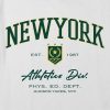 Boxy Crop-T-Shirt mit Grafik der New York Athletics für Kinder