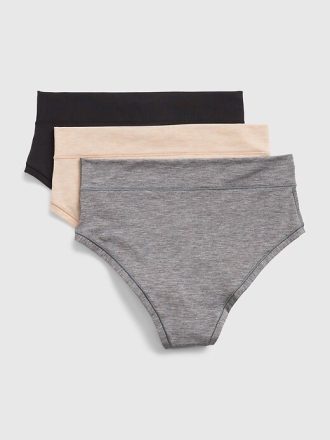 Breathe High Rise Tanga (3er-Pack)