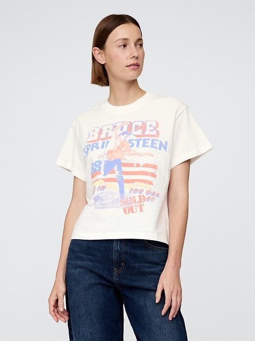 Bruce Springsteen – Lässiges Grafik-T-Shirt Bruce Springsteen – Lässiges Grafik-T-Shirt