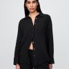 Button-Down-Hemd aus Baumwollgaze Button-Down-Hemd aus Baumwollgaze