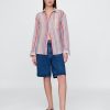 Button-Down-Hemd aus Baumwollgaze Button-Down-Hemd aus Baumwollgaze