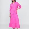 Button-Down-Hemd aus Baumwollgaze Button-Down-Hemd aus Baumwollgaze