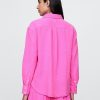 Button-Down-Hemd aus Baumwollgaze Button-Down-Hemd aus Baumwollgaze