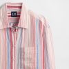 Button-Down-Hemd aus Baumwollgaze Button-Down-Hemd aus Baumwollgaze