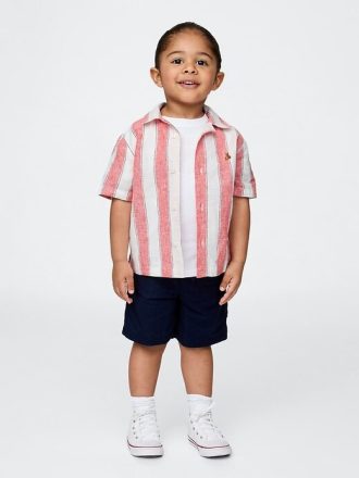 Cabana-Outfit-Set aus Leinen und Baumwolle für Babys und Kleinkinder
