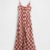 Camisole-Maxikleid mit Knopfleiste vorn Camisole-Maxikleid mit Knopfleiste vorn
