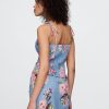 Camisole mit Bindebändern aus Leinenmischung Camisole mit Bindebändern aus Leinenmischung