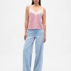 Camisole mit Spitzenbesatz Camisole mit Spitzenbesatz