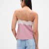 Camisole mit Spitzenbesatz Camisole mit Spitzenbesatz