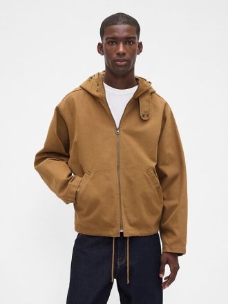 Canvas-Kapuzenjacke