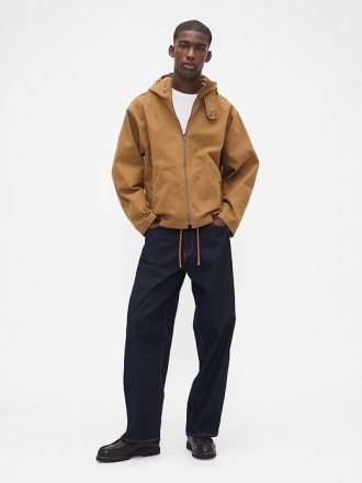 Canvas-Kapuzenjacke