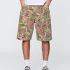 Canvas-Shorts mit Blumenmuster Canvas-Shorts mit Blumenmuster