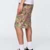 Canvas-Shorts mit Blumenmuster Canvas-Shorts mit Blumenmuster