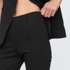 Caprihose mit hohem Bund und Doppelstrick Caprihose mit hohem Bund und Doppelstrick