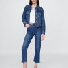 Caprijeans mit hohem Bund Caprijeans mit hohem Bund