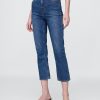 Caprijeans mit hohem Bund Caprijeans mit hohem Bund