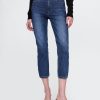 Caprijeans mit hohem Bund Caprijeans mit hohem Bund