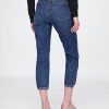Caprijeans mit hohem Bund Caprijeans mit hohem Bund