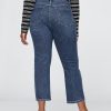 Caprijeans mit hohem Bund Caprijeans mit hohem Bund