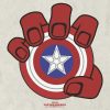 Captain America Schild Grafik T-Shirt