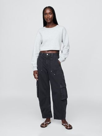 Cargohose mit mittelhohem Bund